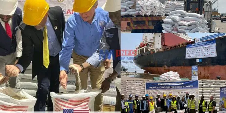 US government contributes food to conflict-hit regions of Cameroon