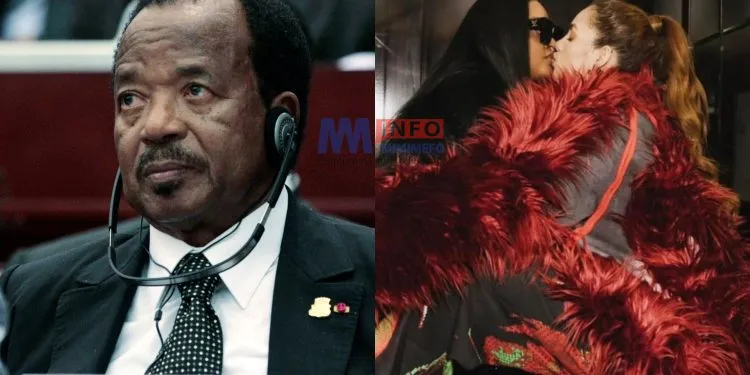 Brenda Biya and Paul Biya