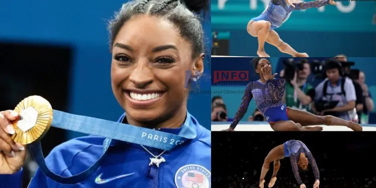 Simone Biles wins 3rd gold at Paris Olympics