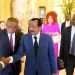 President Biya and his collaborators today