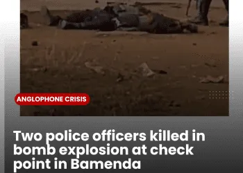 Bomb explosion kills two officers in Bamenda