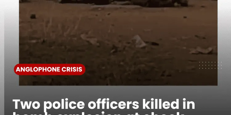 Bomb explosion kills two officers in Bamenda