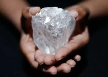 Found in Botswana, the Lesedi la Rona diamond is up for auction and valued at $70 million.