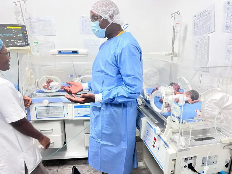 Dr. MANAOUDA Malachie Sest Rendu Personnellement A LHopital 3