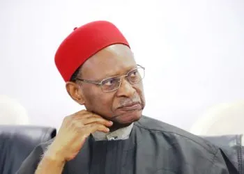 Emeka Anyaoku, former Commonwealth secretary general