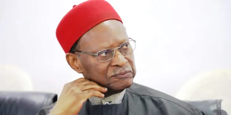 Emeka Anyaoku, former Commonwealth secretary general