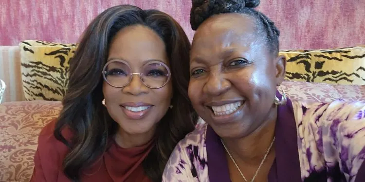 Kah Walla and Oprah Winfrey