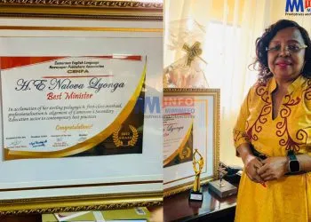 Minister Nalova Lyonga wins best minister award