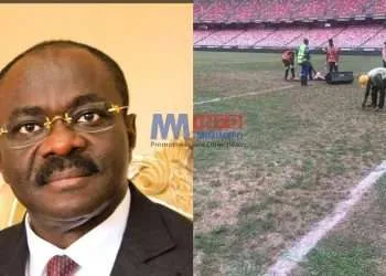 Narcisse moele Kombi on Japoma Stadium