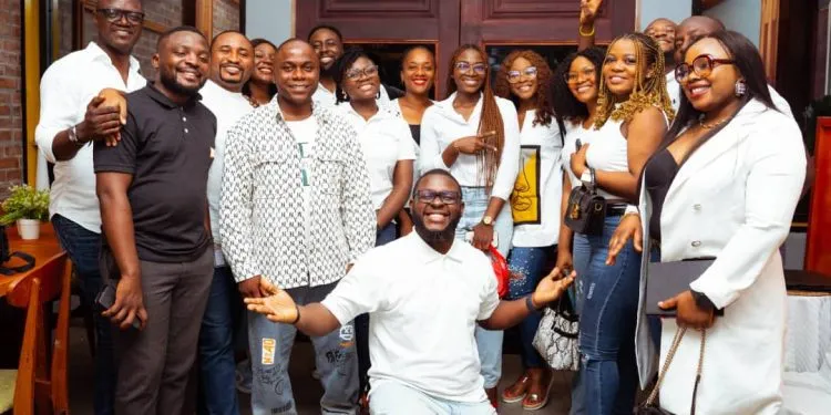Larry AgborNyenty, Ecobank’s Marketing and Communications Manager meet and greet in Cameroon