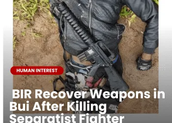 BIR Recover Weapons in Bui After Killing Separatist Fighter