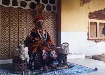 The traditional ruler of Ngamantse, Shufai Kinkoh Eric Dzekem of Kikaikelaki in Kumbo