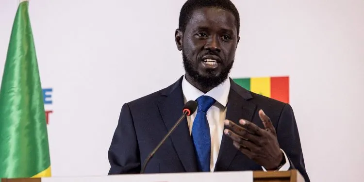 Senegal's president Bassirou Diomaye Faye
