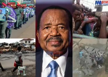 How has President Biya managed the Anglophone conflict?