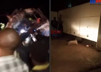 Deadly road accident claims at least two lives
