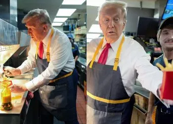 Donald Trump at McDonalds