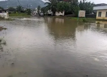 Flooded area in Limbe last August | photo credit: CBS Buea