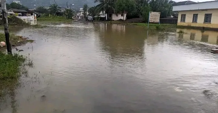 Flooded area in Limbe last August | photo credit: CBS Buea