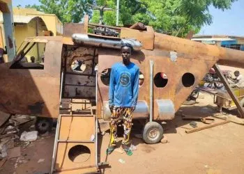 Mahdi Adei Ali Helicopter 1