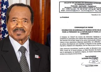 Prayer Service for President Paul Biya
