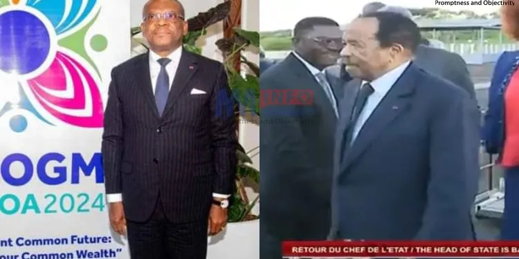 Why was PM absent during Biya's Return