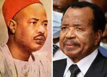 Ahidjo and Paul Biya