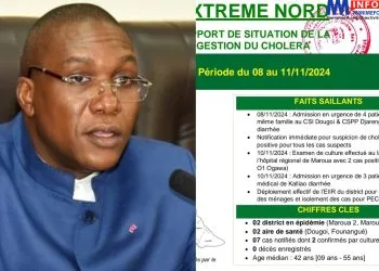 Cholera outbreak announced
