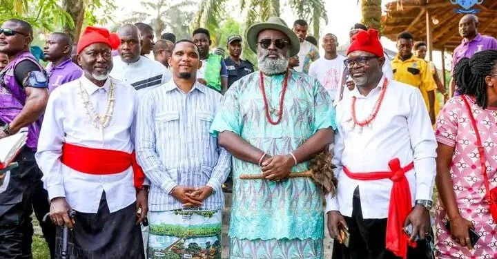 Samuel Eto'o honoured in Douala