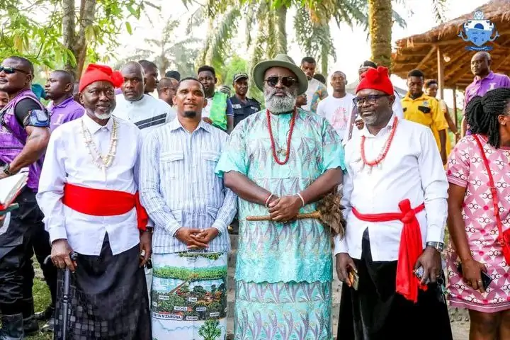 Samuel Eto'o honoured in Douala
