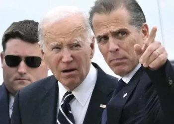Joe Biden and son Hunter Biden