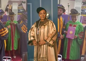 Patience Ozokwor receives honoary doctorate