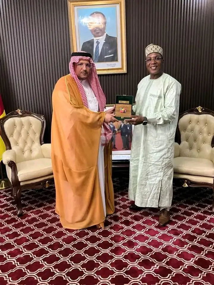 Health Minister Dr Manaouda Malachie  receives donation from Saudi Arabia
