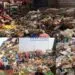 Yaounde covered in trash