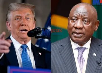 Donald Trump and Cyril Ramaphosa