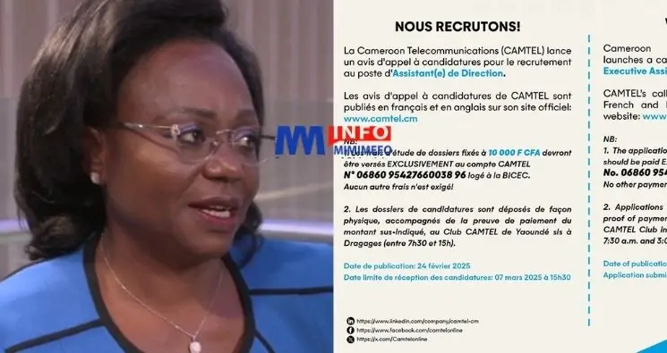Camtel s'explique après les critiques sur son recrutement lancé