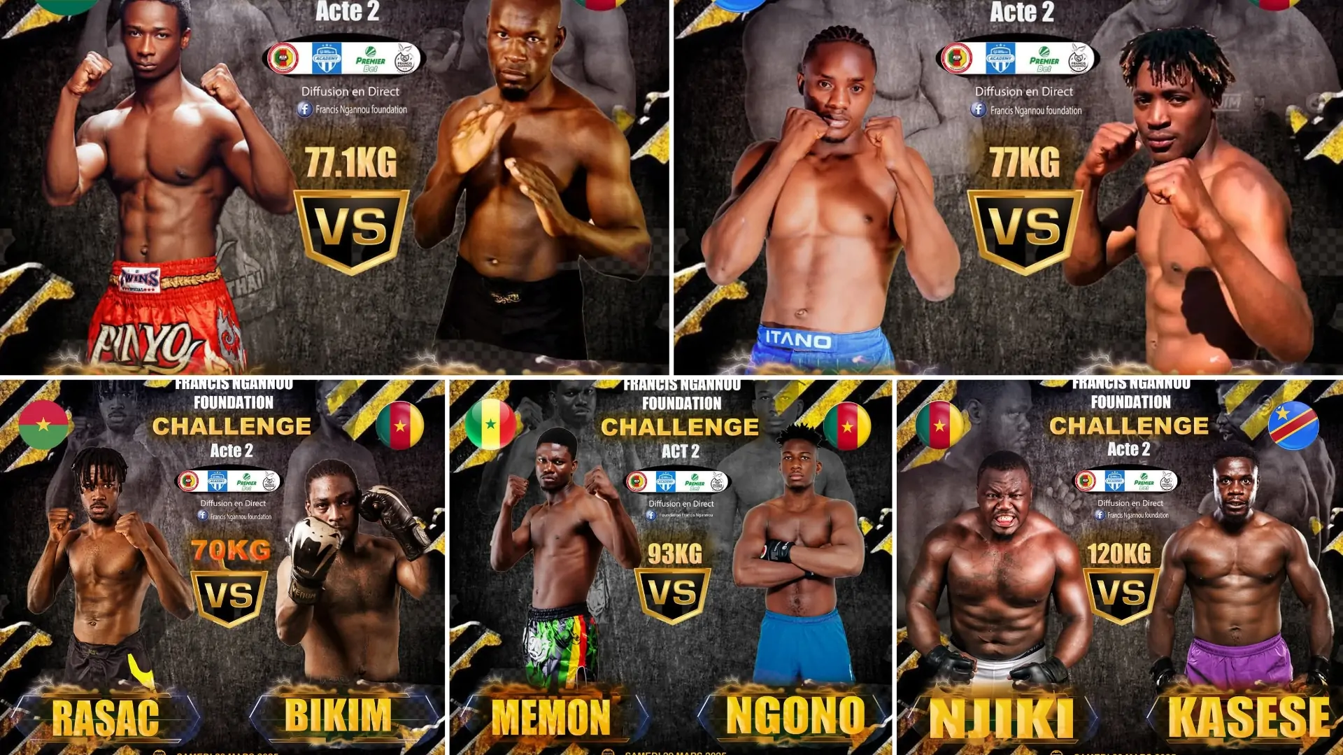 La fondation Francis Ngannou organise l'acte 2 des combats MMA au Cameroun