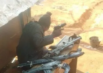 Ambazonia fighter with guns - File Image