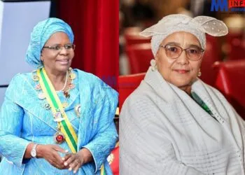 Namibia president H.E. Netumbo Nandi-Ndaitwah and Vice President Lucia Witbooi