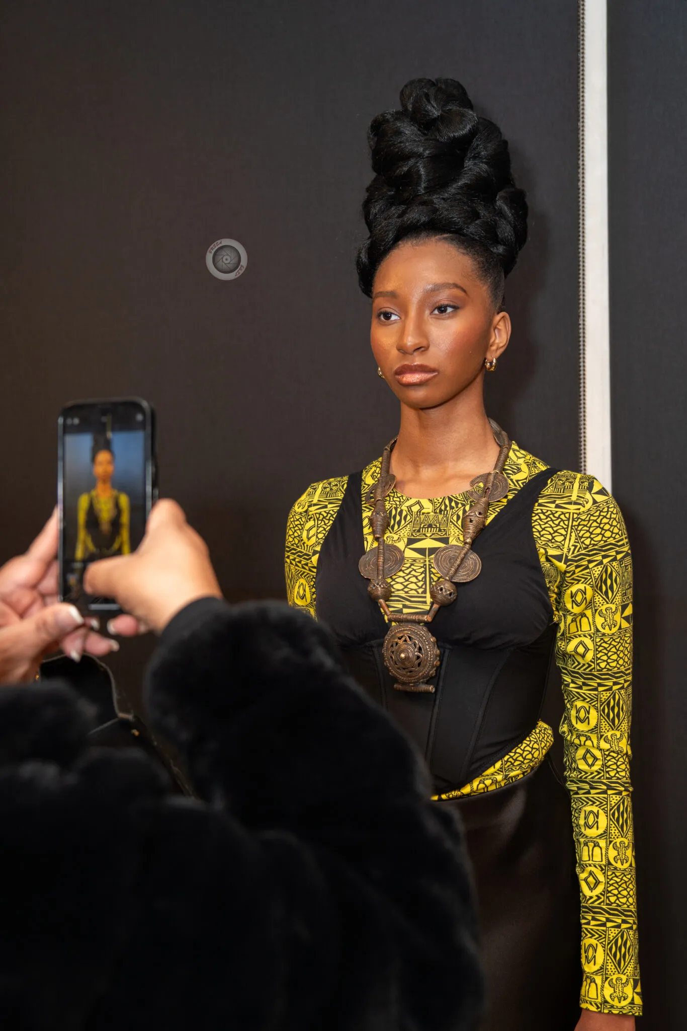 Kibonen at NY Fashion week. Photo Credit: Kashon “Bussa” Jones