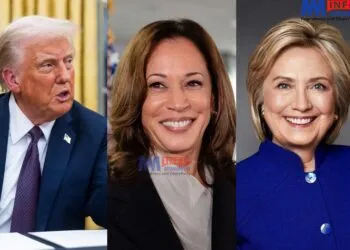Trump revokes security clearance for Harris and Clinton