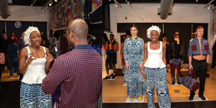 Kibonen at NY Fashion week. Photo Credit: Kashon “Bussa” Jones