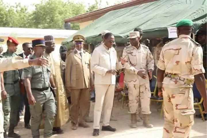 Joseph Beti Assomo, visited wounded soldiers on April 4 as Biya’s envoy