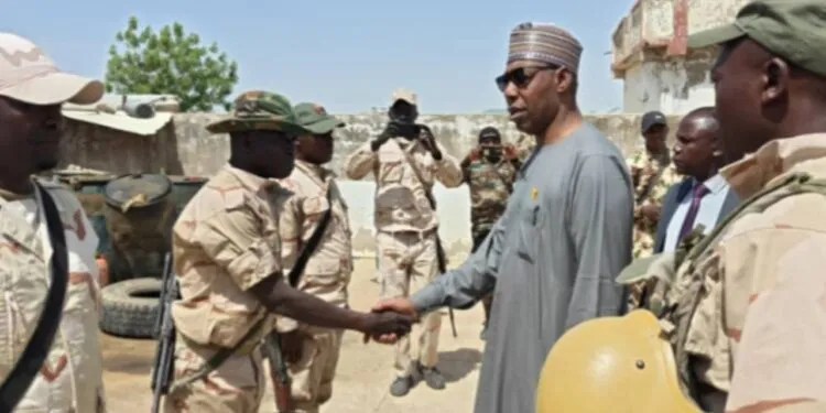 Borno Governor Zulum Visits Cameroonian Troops in Wulgo