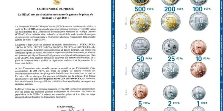 BEAC unveils new coins