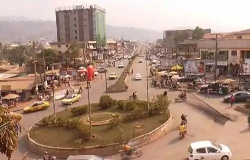 Roundabout in Bamenda (file image)