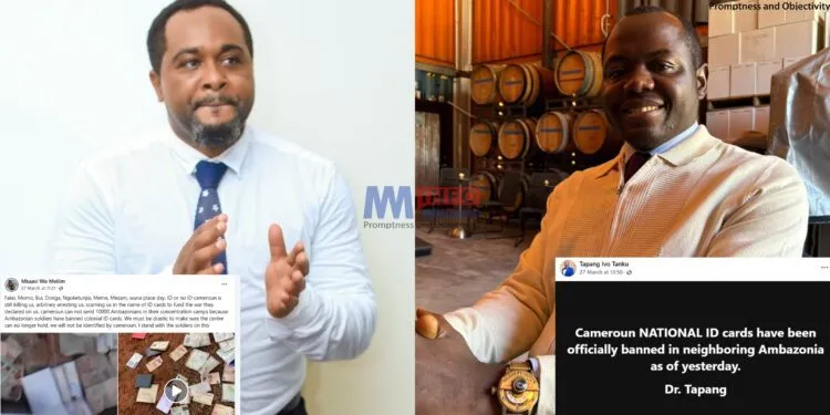 ID cards seizure by Ambazonia separatists supported by Shey Kaavi and Tapang Ivo