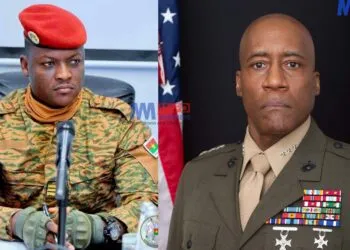 Ibrahim Traoré and Michael Langley