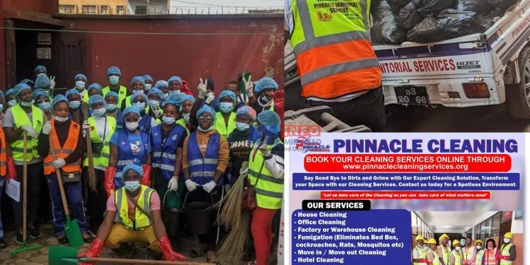 Pinnacle ventures cleaning in Bamenda