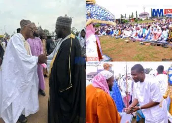 Akere Muna and other Politicians celebrate the Muslim feast of Eid al-Fitr