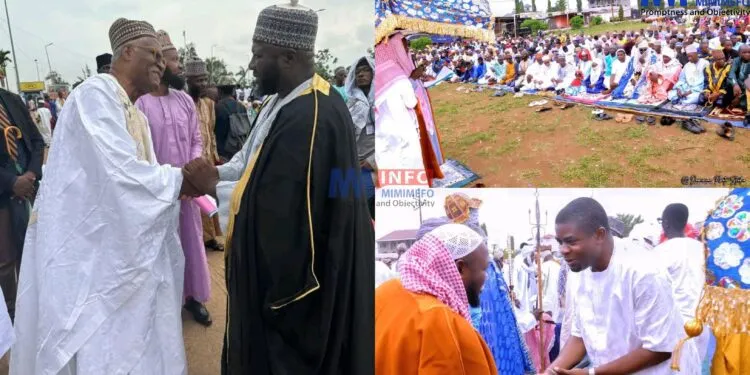 Akere Muna and other Politicians celebrate the Muslim feast of Eid al-Fitr